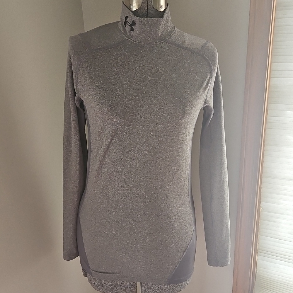 Under Armour compression mock neck top